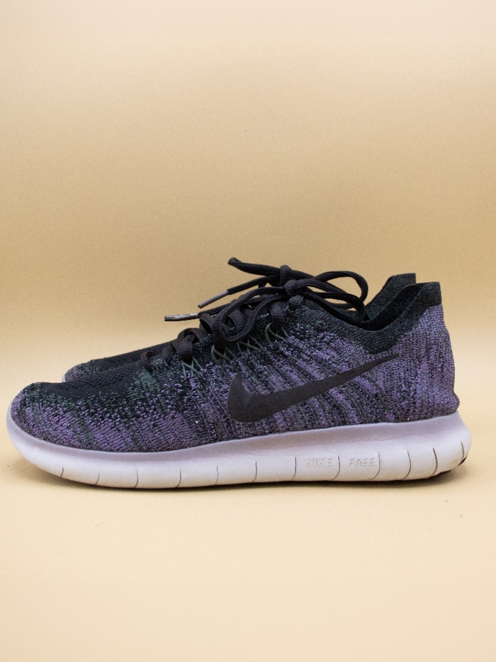 Nike Free RN Flyknit 2017 Purple Athletic Shoes 880844-302 Women's Size 6.5